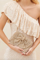 JOLENE DIAMONTE BOW CLUTCH - Sassanova2