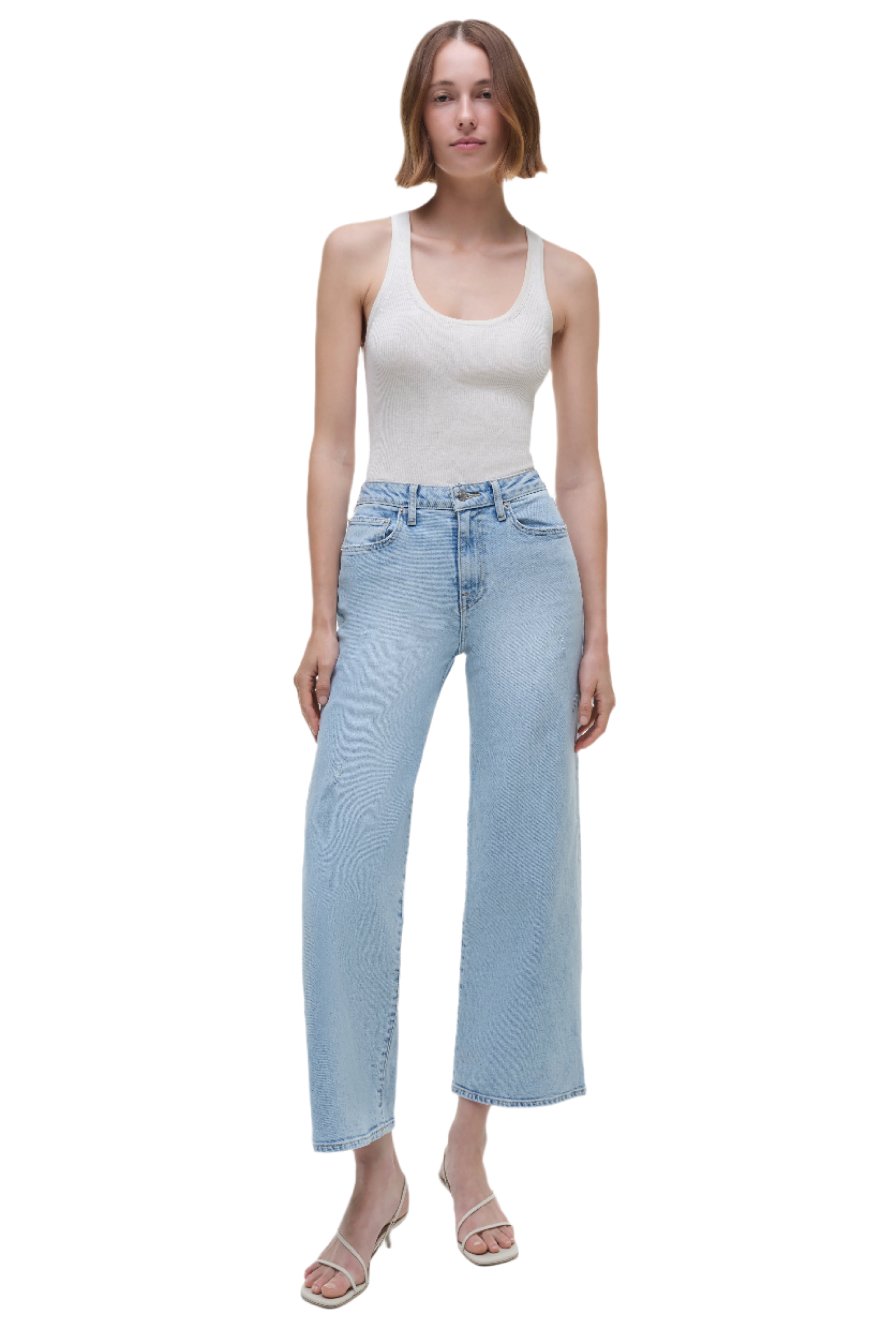 JUDE HIGH RISE CROP WIDE LEG (125-4114) - Sassanova1