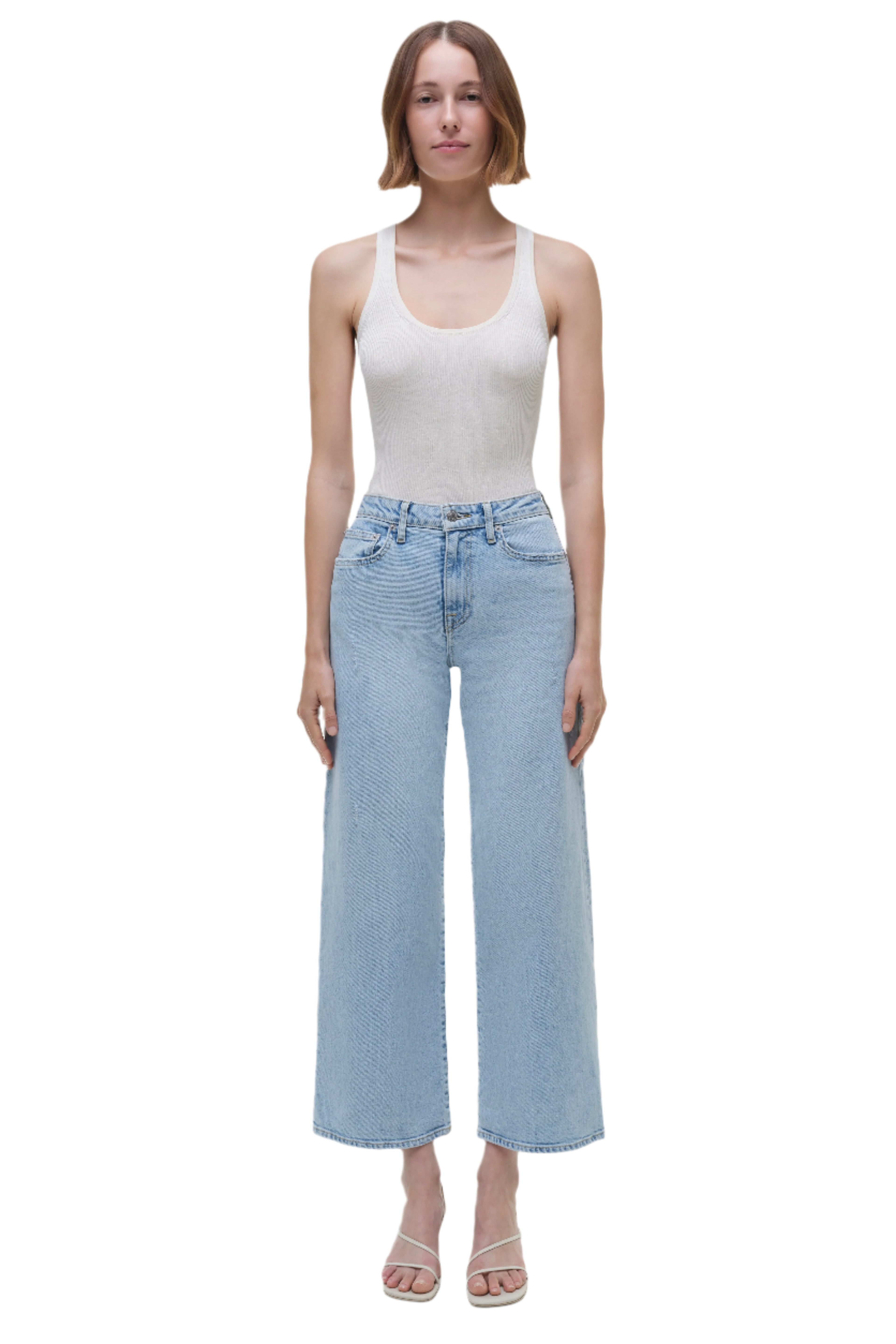 JUDE HIGH RISE CROP WIDE LEG (125-4114) - Sassanova3
