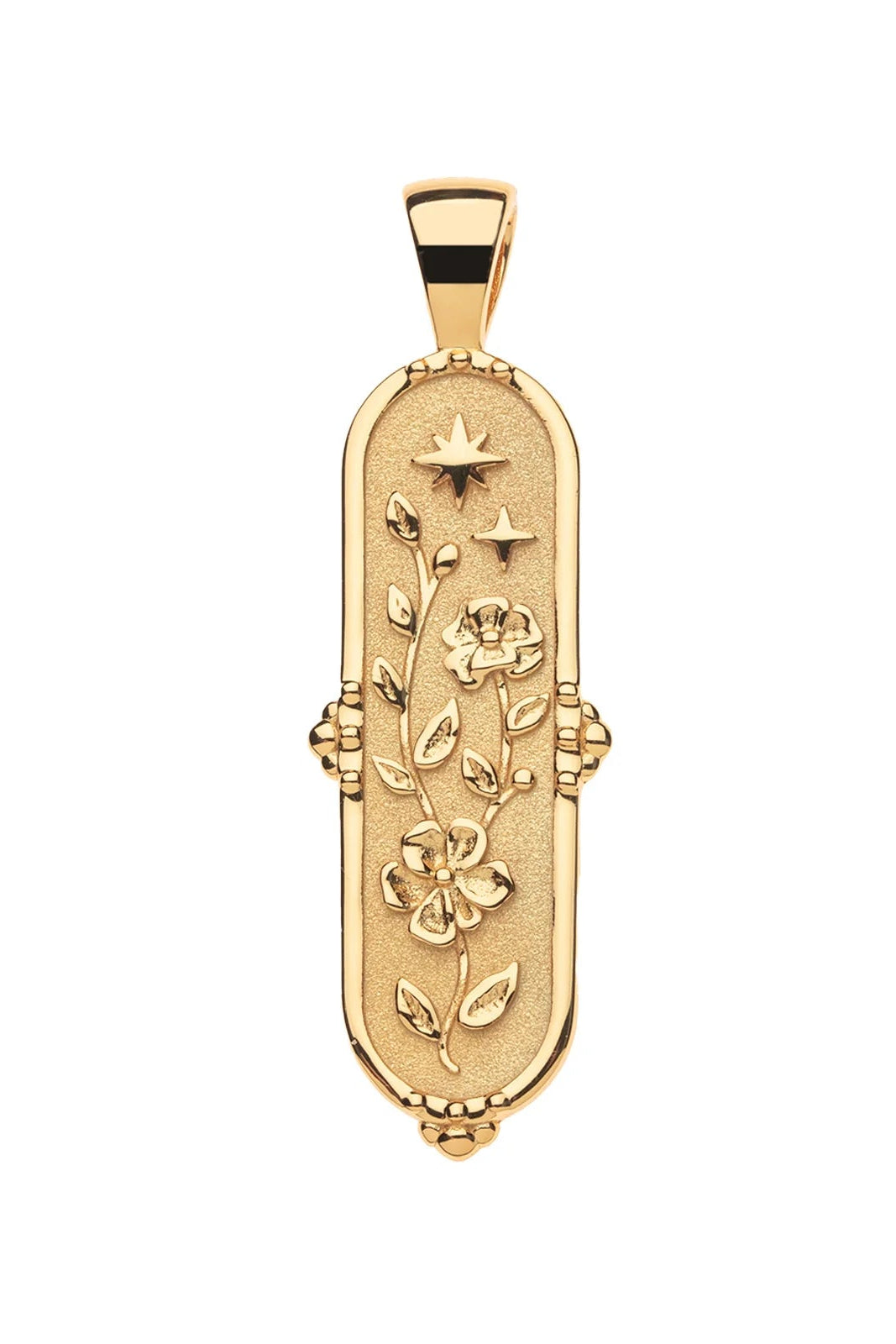 JOY CAMELLIA DOGTAG NECKLACE- ADJUSTABLE DELICATE CHAIN - Necklaces - Sassanova