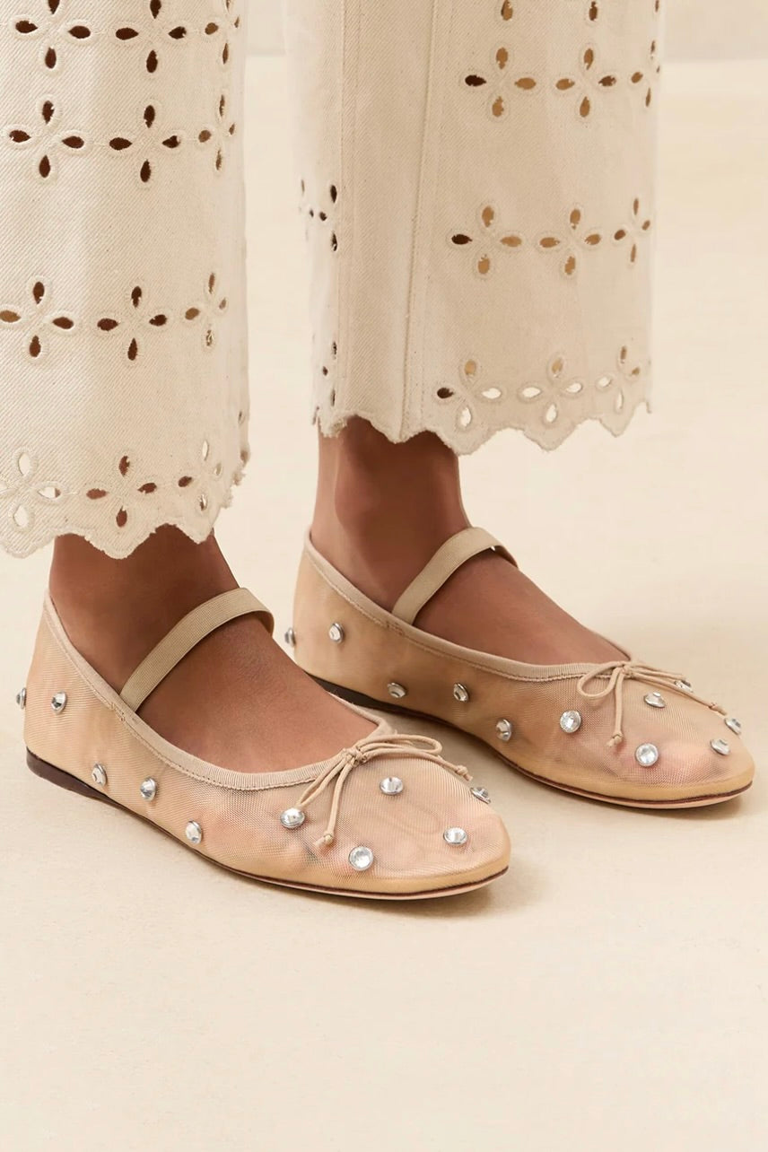 LEONIE MESH BALLET FLAT - Sassanova2