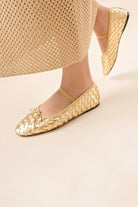 LEONIE WOVEN BALLET FLAT - Sassanova2