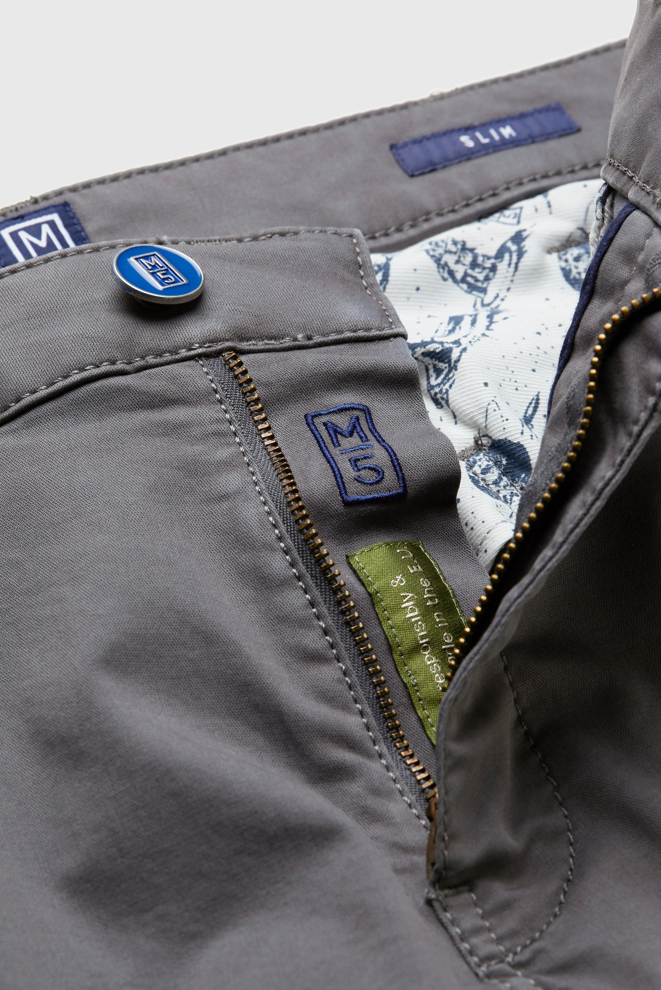 5 POCKET SLIM M5 PANT - Pants - Novaman