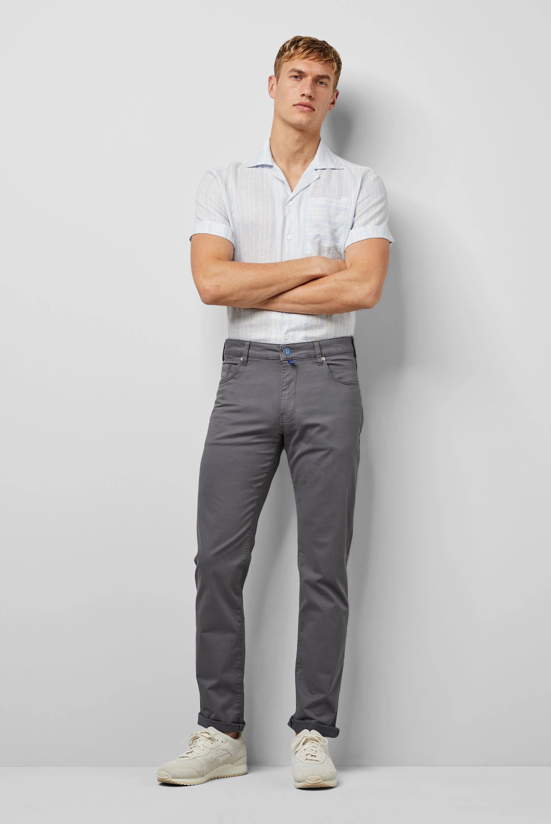 5 POCKET SLIM M5 PANT - Pants - Novaman