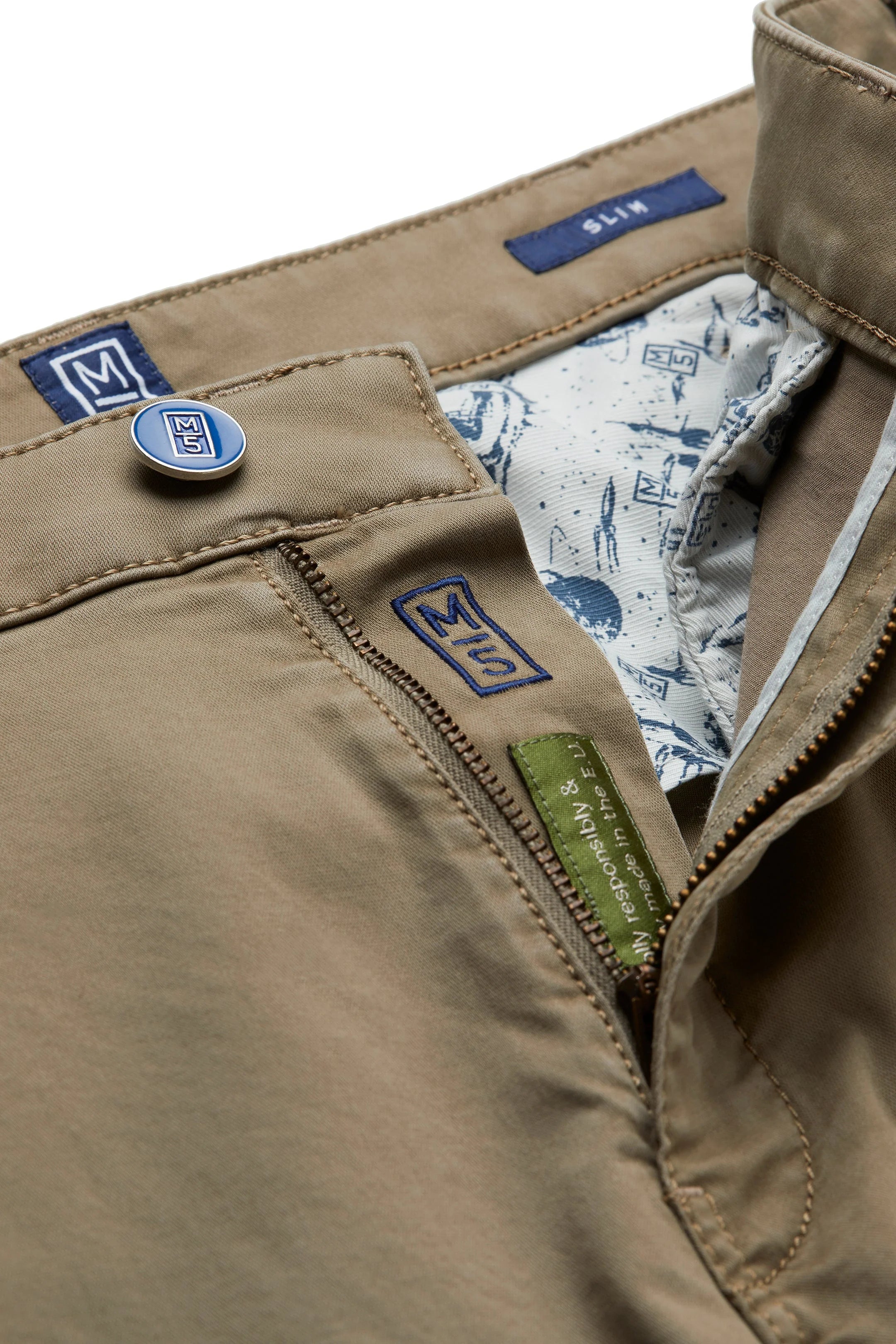 5 POCKET SLIM M5 PANT - Pants - Novaman