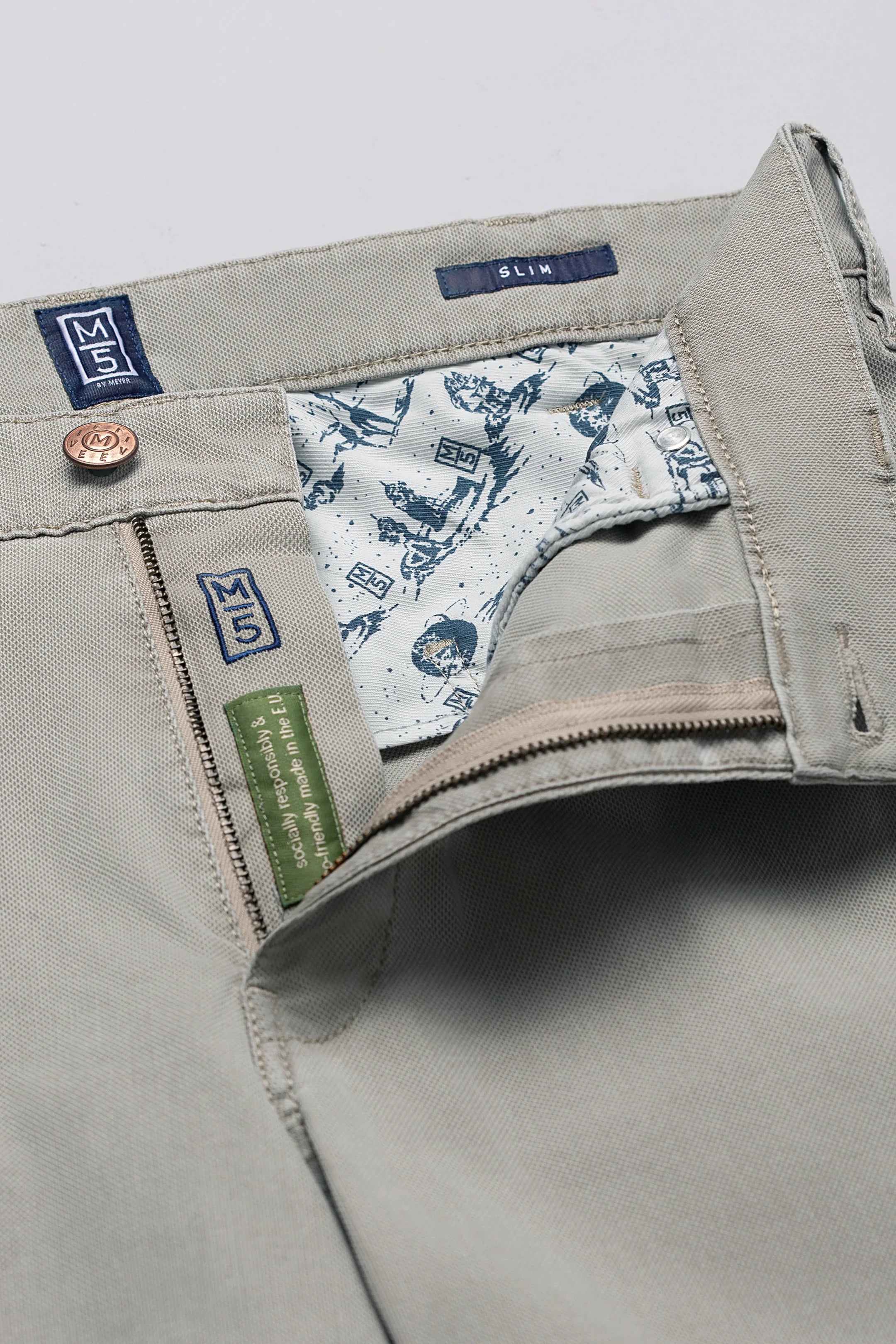 5 POCKET SLIM M5 PANT - Pants - Novaman