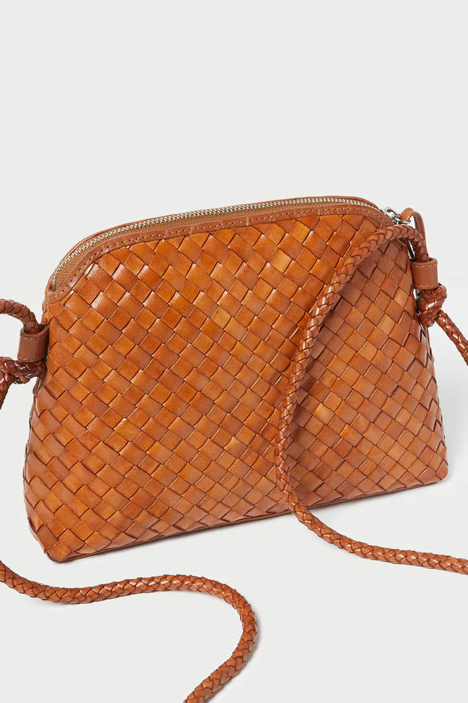 MALLORY WOVEN CROSSBODY - Handbags - Sassanova
