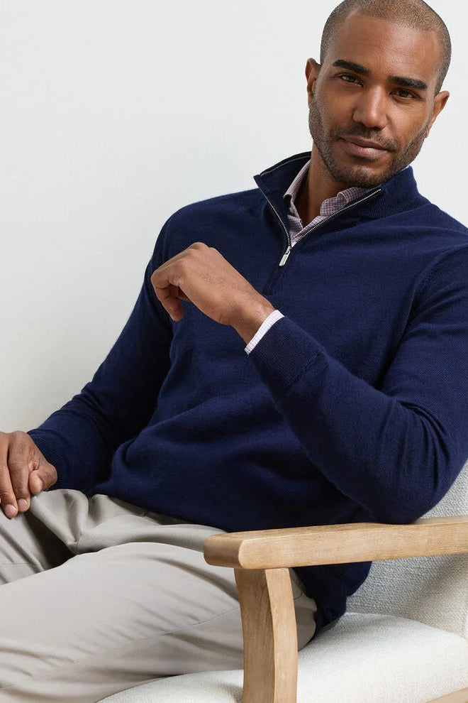 AUTUMN CREST 1/4 ZIP - Sweaters - Novaman