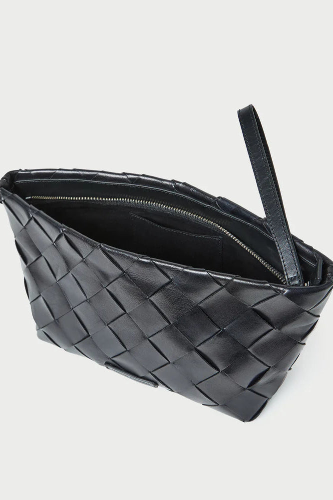 MELINA WOVEN CLUTCH - Handbags - Sassanova