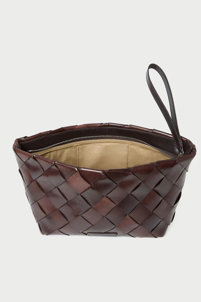 MELINA WOVEN CLUTCH - Handbags - Sassanova