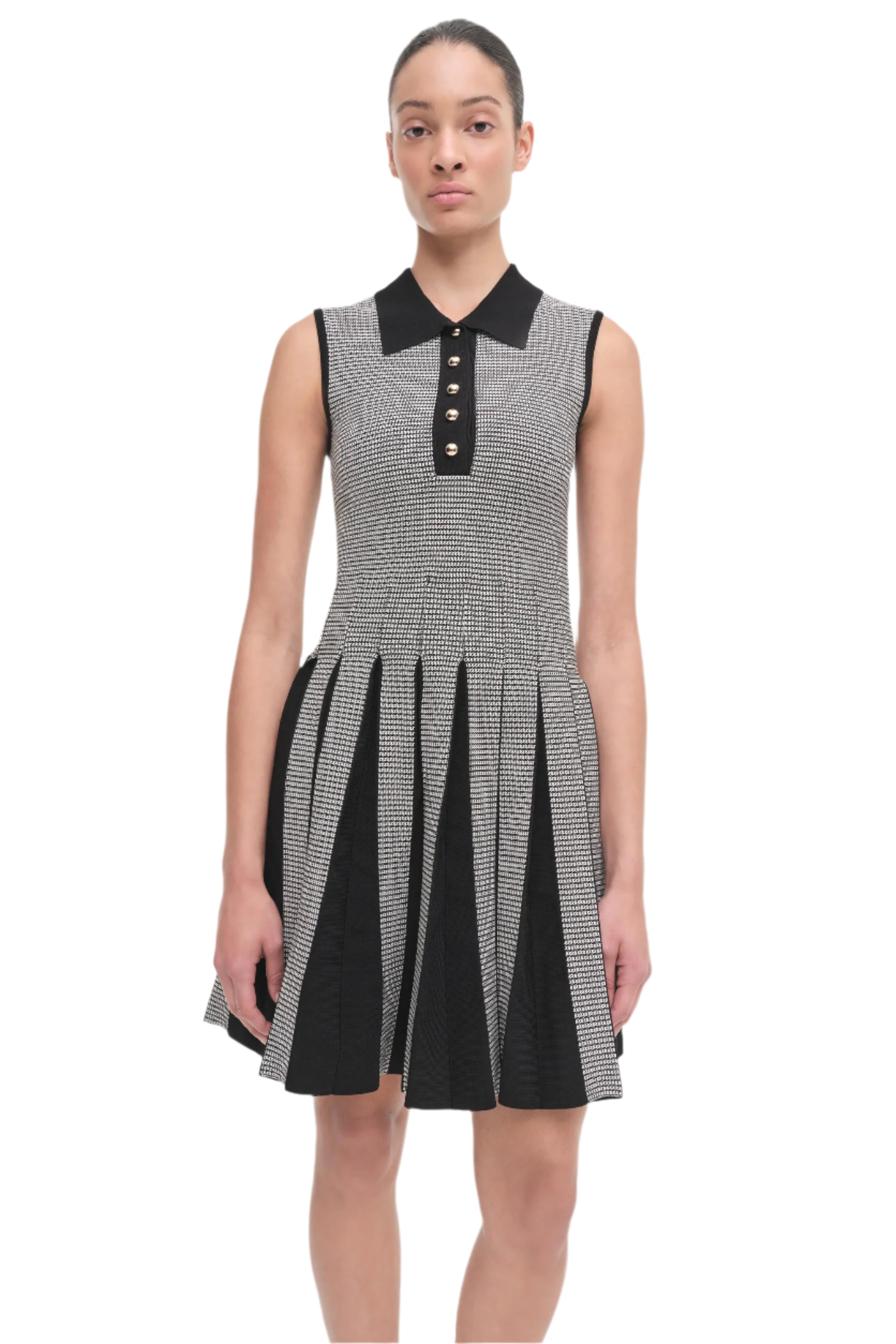 MELODIE PLEATED WRAP MINI DRESS-Sassanova2