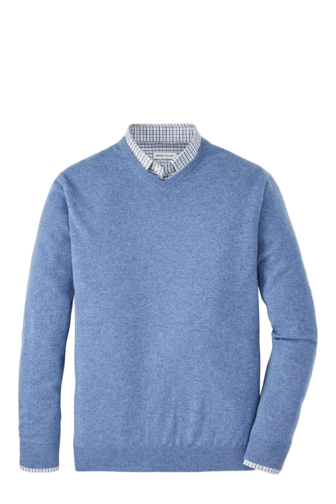CROWN HERITAGE CASHMERE VNECK-NovaMan