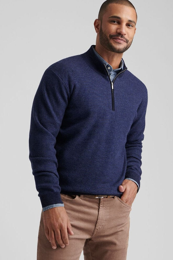 WEST 1/4 ZIP SWEATER - Sweaters - Novaman