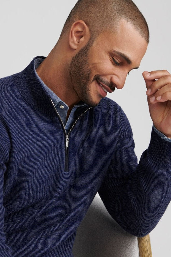 WEST 1/4 ZIP SWEATER - Sweaters - Novaman