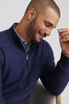 WEST 1/4 ZIP SWEATER - Sweaters - Novaman