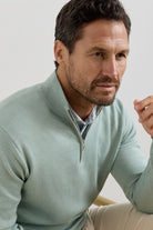 COOLSPUN COTTON 1/4 ZIP SWEATER - Novaman