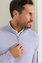 COOLSPUN COTTON 1/4 ZIP SWEATER - Sweaters - Novaman