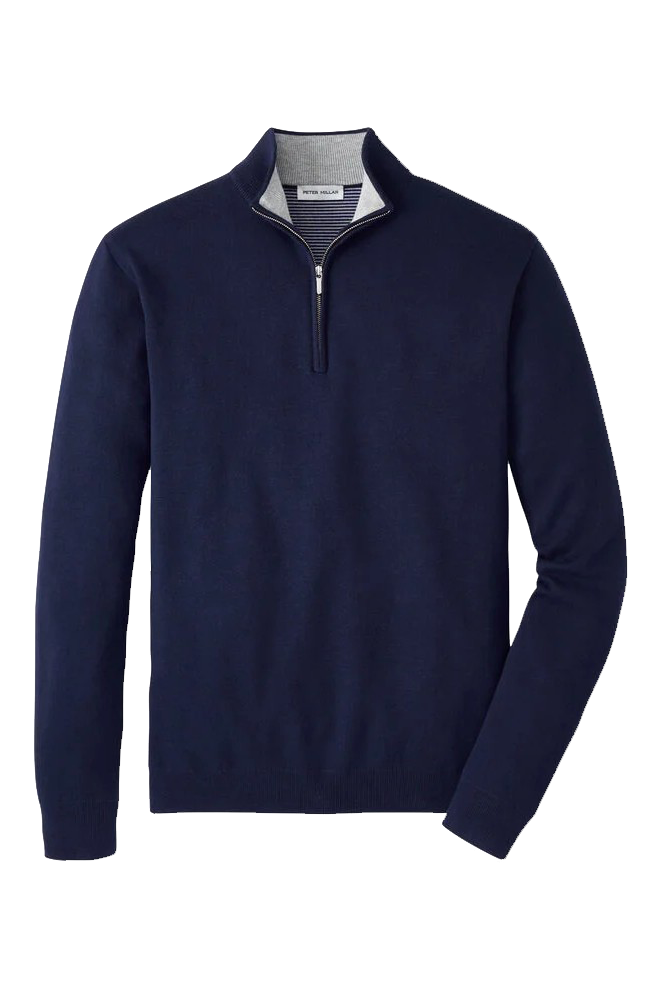 COOLSPUN COTTON 1/4 ZIP SWEATER - Sweaters - Novaman