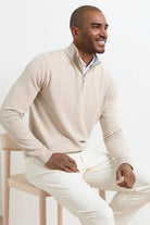 COOLSPUN COTTON 1/4 ZIP SWEATER - Sweaters - Novaman