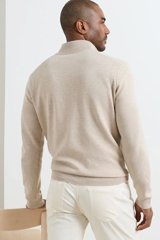 COOLSPUN COTTON 1/4 ZIP SWEATER - Sweaters - Novaman