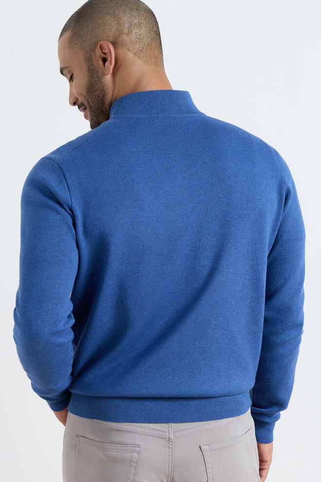 COOLSPUN COTTON 1/4 ZIP SWEATER - Sweaters - Novaman