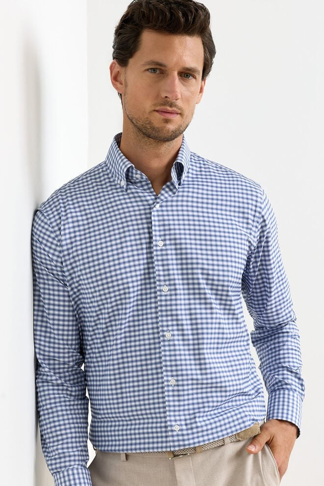 LEWIS TWILL SPORT SHIRT - Long Sleeved Shirts - Novaman