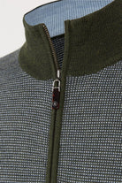 ACE BIRDSEYE 1/4 ZIP SWEATER - Sweaters - Novaman