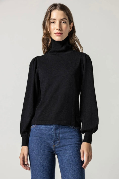 PUFF SLV TURTLENECK SWEATER (PA2263)
