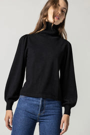 PUFF SLV TURTLENECK SWEATER (PA2263)