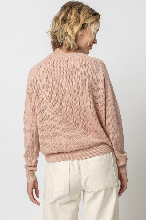 SADDLE SLV PULLOVER SWEATER (PA2445)