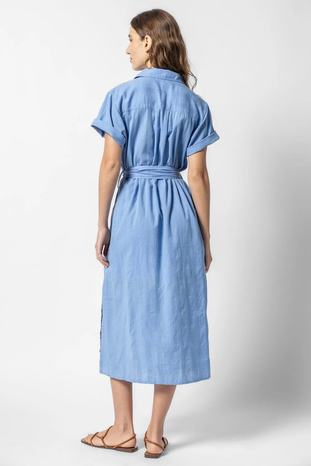 BELTED SHIRT DRESS (PA2550)