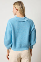 KEYHOLE RIB SWEATER (PA3070)- Sweaters - Sassanova