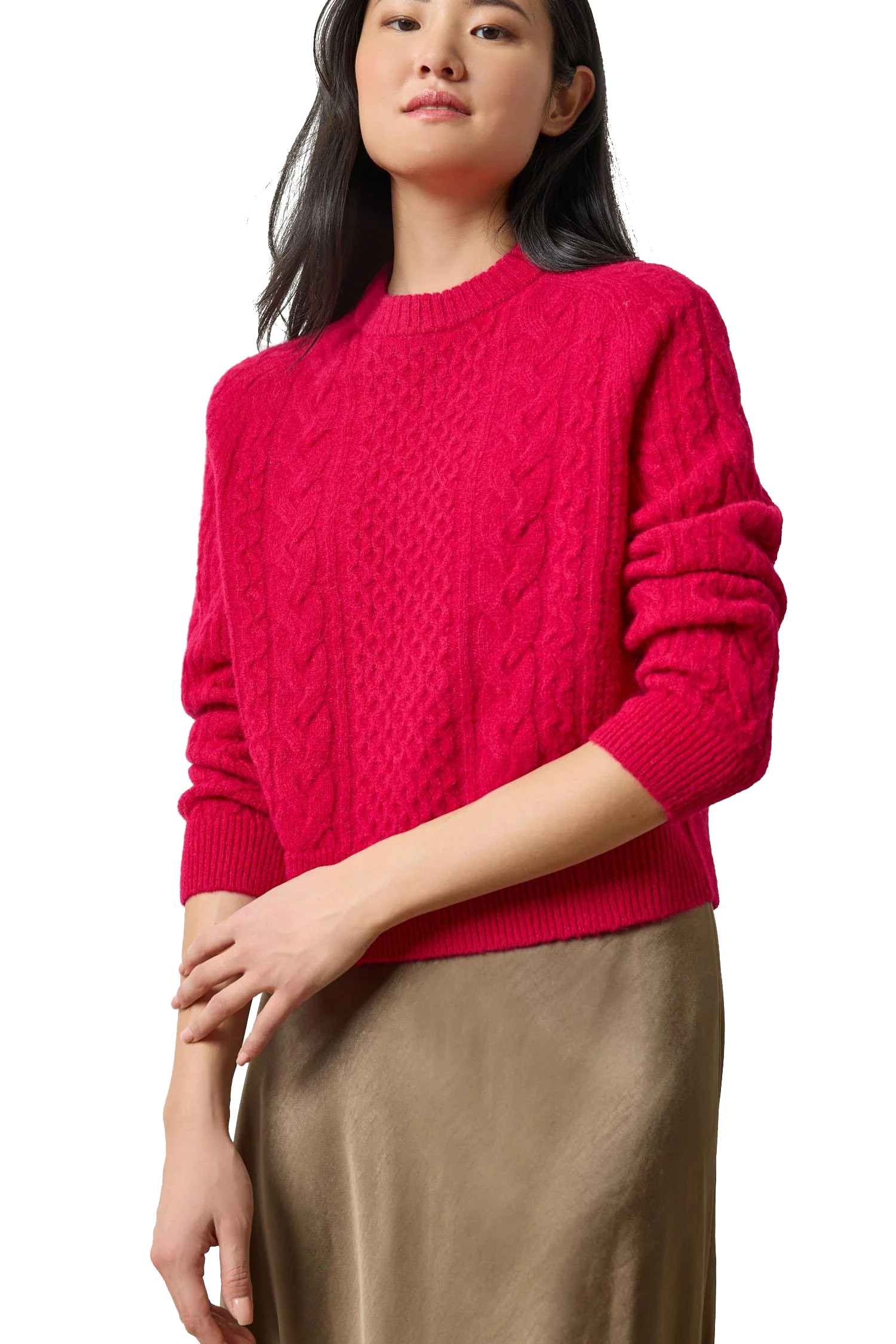 MIXED STITCH PULLOVER - Sweaters - Sassanova