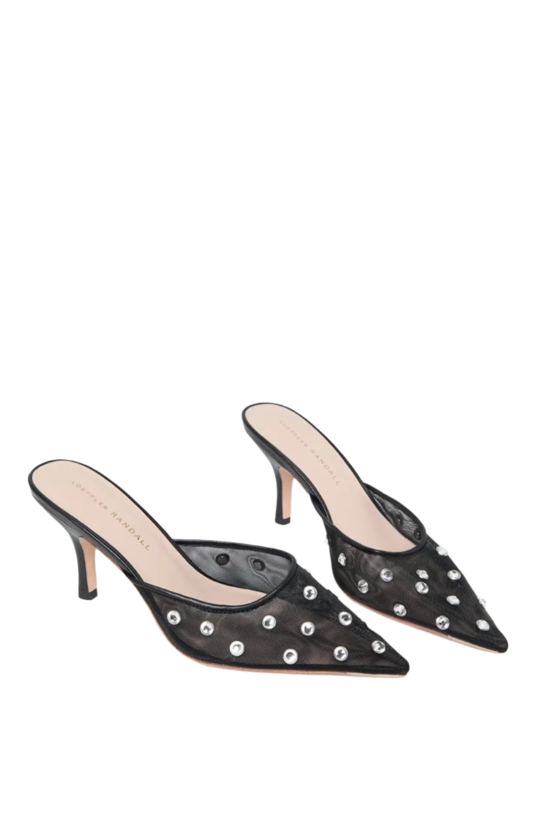 PALOMA MESH HEELED MULE - Sassanova1