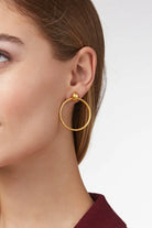 PALERMO DELICATE DOORKNOCKER EARRING- GOLD
sassanova
