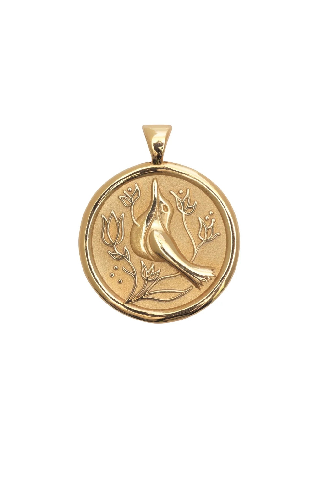 PEACE SMALL PENDANT NECKLACE- SATELLITE CHAIN - Necklaces - Sassanova