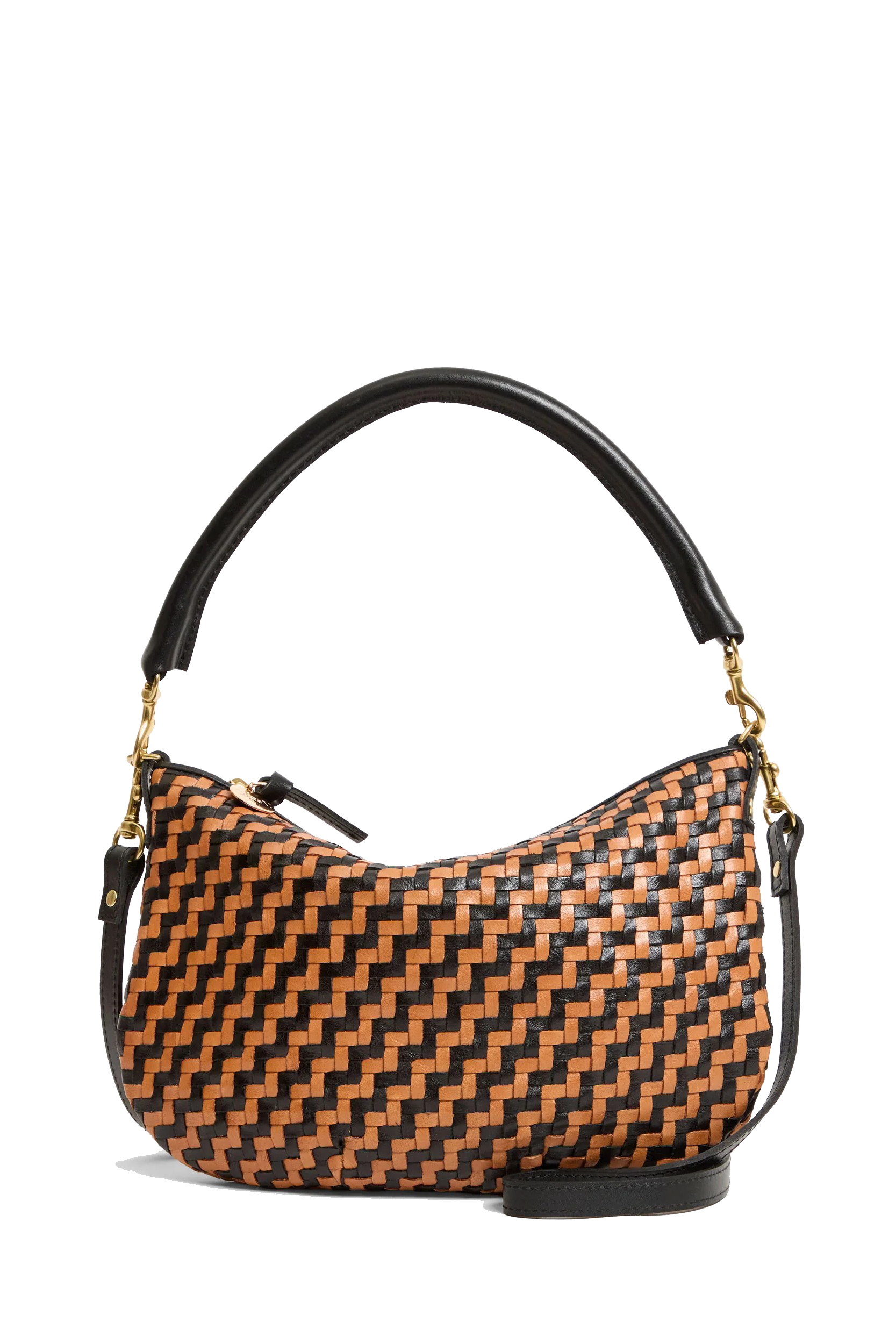 PETITE MOYEN MESSENGER WOVEN ZIG ZAG - Handbags - Sassanova