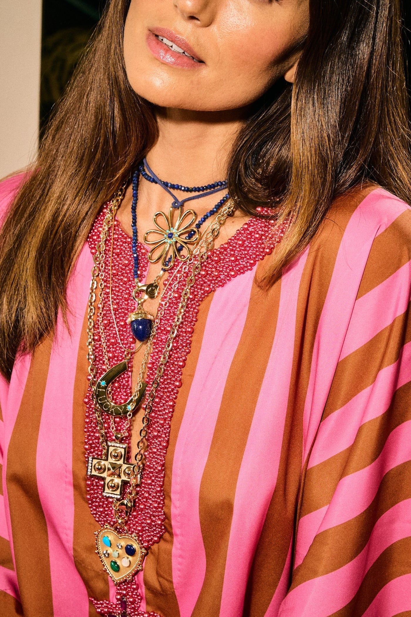 GARDEZ BIEN LONG CHAIN - Necklaces - Sassanova