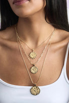 HOPE SMALL PENDANT NECKLACE- SATELLITE CHAIN - Necklaces - Sassanova