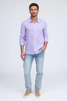 FAVORITE LONG SLEEVE LINEN SHIRT - Long Sleeved Shirts - Novaman