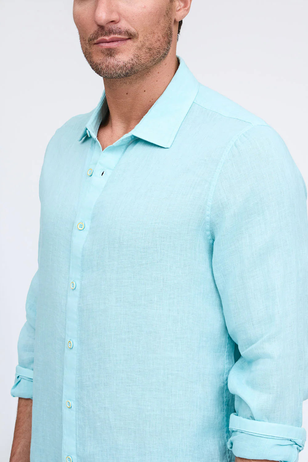 FAVORITE LONG SLEEVE LINEN SHIRT - Long Sleeved Shirts - Novaman