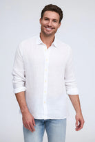 FAVORITE LONG SLEEVE LINEN SHIRT - Long Sleeved Shirts - Novaman