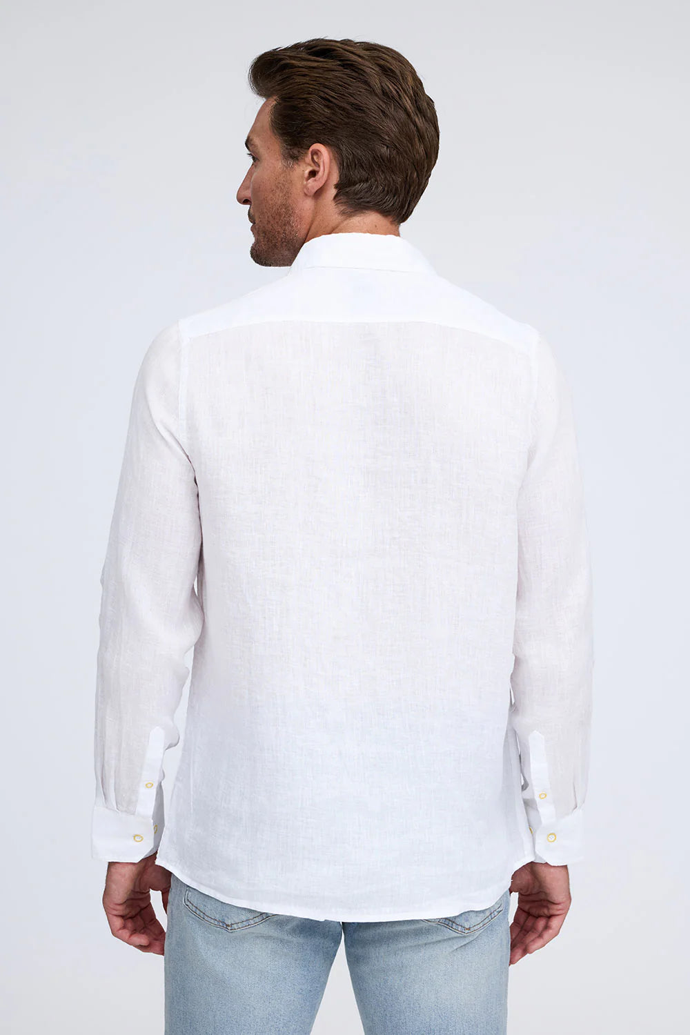 FAVORITE LONG SLEEVE LINEN SHIRT - Long Sleeved Shirts - Novaman