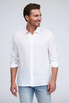 FAVORITE LONG SLEEVE LINEN SHIRT - Long Sleeved Shirts - Novaman