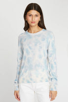 WATERCOLOR FLORAL PRINT CREW - Sweaters - Sassanova