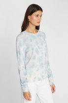 WATERCOLOR FLORAL PRINT CREW - Sweaters - Sassanova