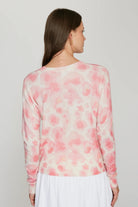 WATERCOLOR FLORAL PRINT CREW - Sweaters - Sassanova