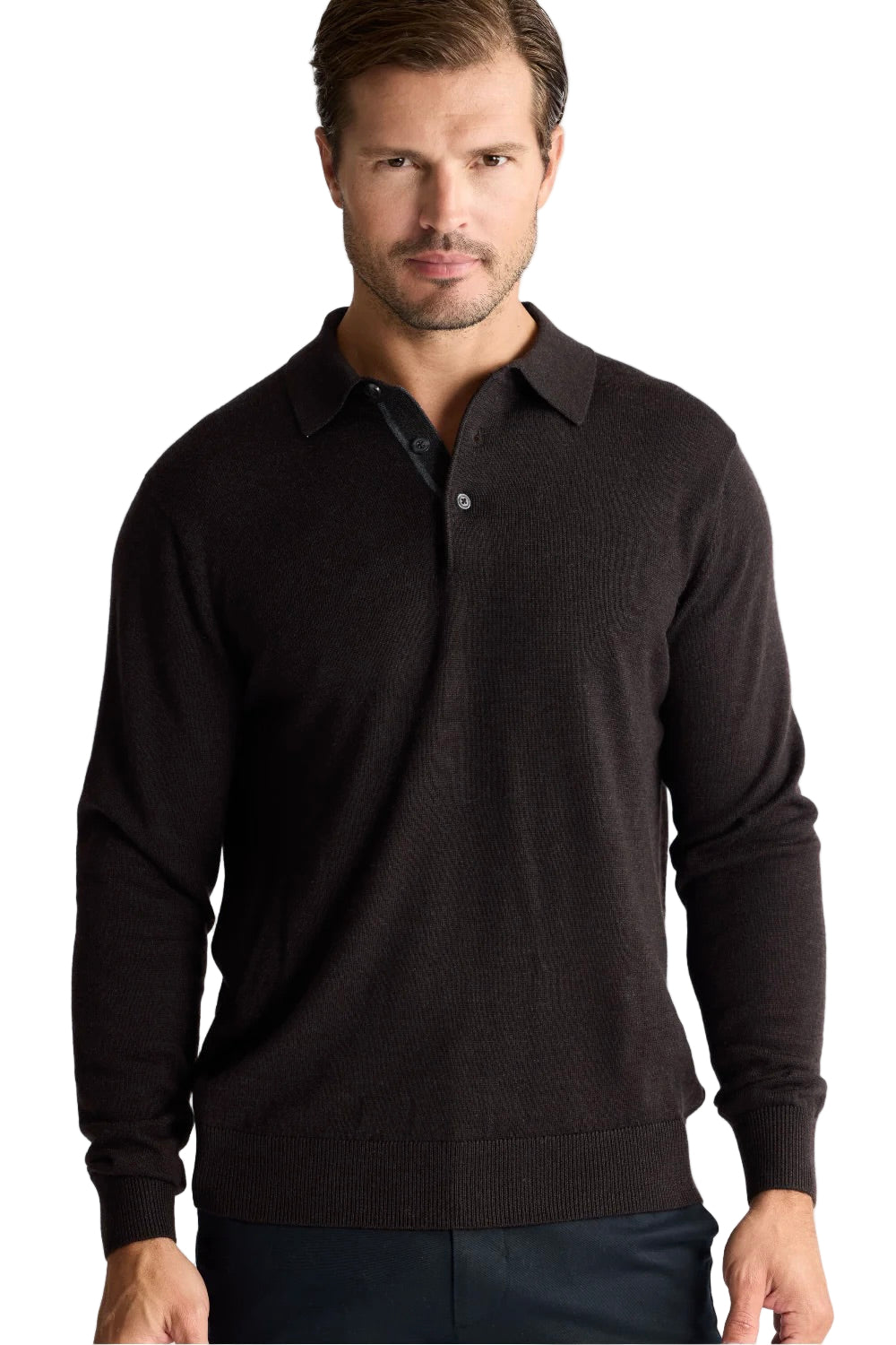LOGAN L/S 3 BUTTON POLO
novaman