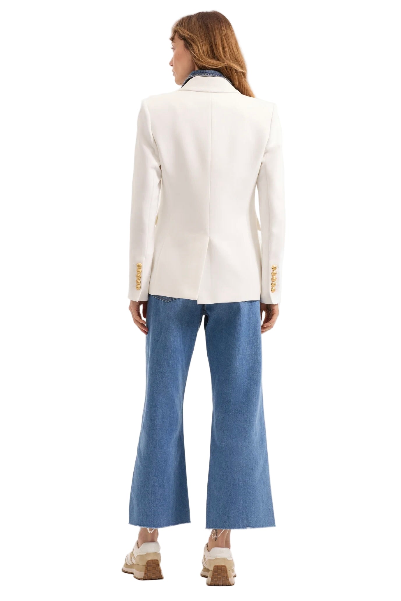 MILLER DICKEY JACKET WHT - Jacket - Sassanova