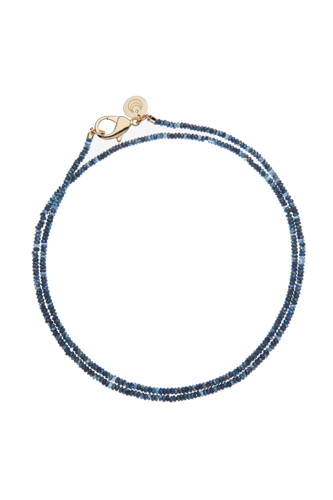 DOUBLE WRAP DIAMOND CUT KYANITE NECKLACE - Necklaces - Sassanova